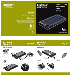 Mode d’emploi Sandberg 420-53 Chargeur portable