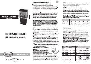 Instrukcja Aqua Nova NT-300 Akwarium