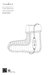 Bruksanvisning Nedis PEFW110CGY Fotvarmer