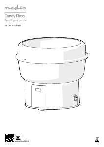 Brugsanvisning Nedis FCCM100FRD Candyflossmaskine