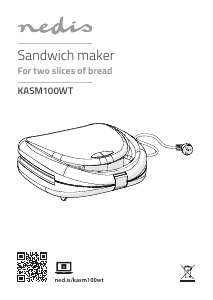 Manual Nedis KASM100WT Contact Grill