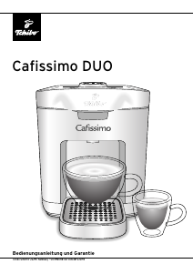 Bedienungsanleitung Tchibo Cafissimo Duo Kaffeemaschine