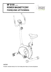 Instrukcja Magnum Fitness MF B100 Rower treningowy