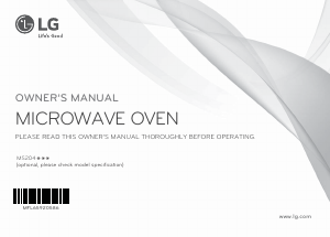 Manual LG MS2044V Microwave