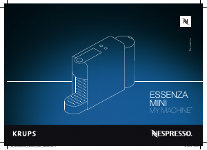 Mode d’emploi Krups XN1108CP Nespresso Essenza Mini Machine à expresso