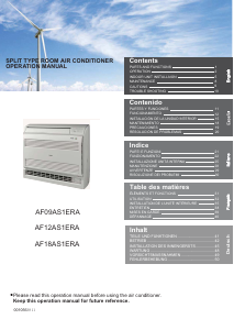 Manual de uso Haier AF18AS1ERA Aire acondicionado