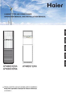 Manual de uso Haier AP60KS1ERA+1U60IS1EAB Aire acondicionado