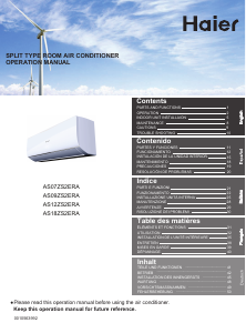 Manuale Haier AS12ZS2ERA Condizionatore d’aria