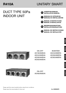 Manual de uso Haier AD482AMEAA+AU48NAIEAA Aire acondicionado