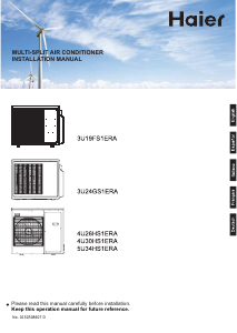 Manual de uso Haier 3U19FS1ERA Aire acondicionado