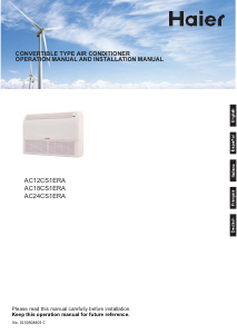 Manuale Haier AC18CS1ERA+1U18FS2ERA Condizionatore d’aria