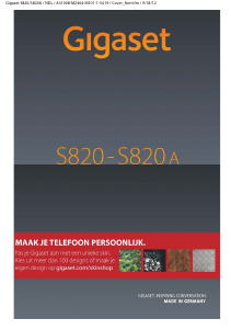 Handleiding Gigaset S820A Draadloze telefoon