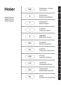 Handleiding Haier HB26FSSAAA Koel-vries combinatie