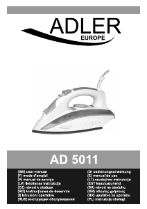 Bedienungsanleitung Adler AD 5011 Bügeleisen