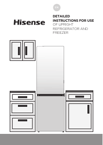 Handleiding Hisense RB388N4AC10UK Koel-vries combinatie