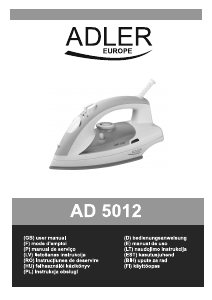 Manual Adler AD 5012 Fier de călcat