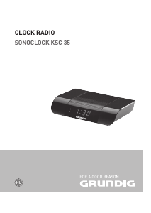 Használati útmutató Grundig Sonoclock KSC-35 Ébresztőórás rádió