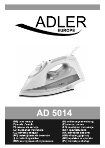 Manual Adler AD 5014 Ferro