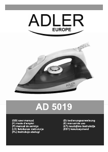 Rokasgrāmata Adler AD 5019 Gludeklis