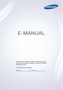 Manuale Samsung UE55JS8502T LED televisore