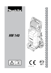 Manual Makita HW140 Pressure Washer