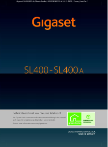 Handleiding Gigaset SL400 Draadloze telefoon