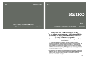 Manuale Seiko Prospex SNJ029P1 Orologio da polso