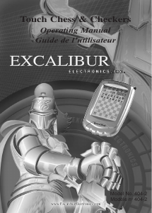 Mode d’emploi Excalibur 404-2 Ordinateur d'échecs