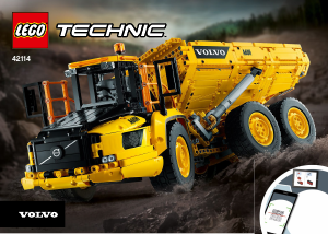 Mode d’emploi Lego set 42114 Technic Le tombereau articulé Volvo 6x6