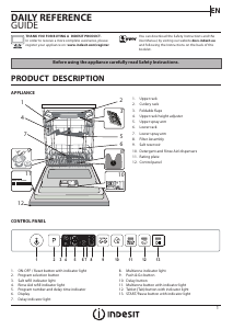Manual Indesit DIO 3T131 A FE X Dishwasher