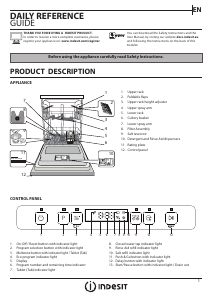 Manual Indesit DFO 3C23 A X Dishwasher
