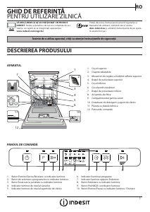 Manual Indesit DFC 2B+16 Maşină de spălat vase