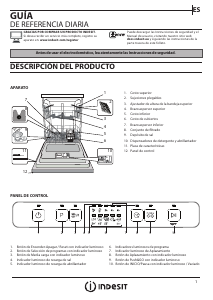 Manual de uso Indesit DFC 2C24 A Lavavajillas