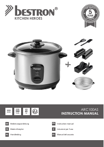 Manual Bestron ARC100AS Rice Cooker