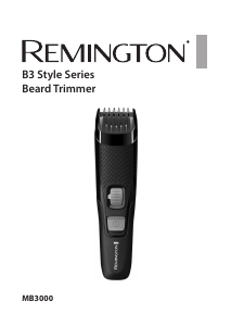 Manual Remington MB3000 Trimmer de barba