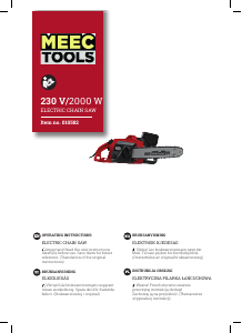 Instrukcja Meec Tools 010-582 Piła łańcuchowa