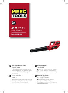 Manual Meec Tools 011-224 Leaf Blower