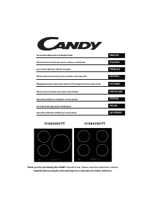 Mode d’emploi Candy CIS642SCTT Table de cuisson