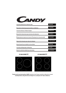 Manual de uso Candy CIS642MCTT Placa