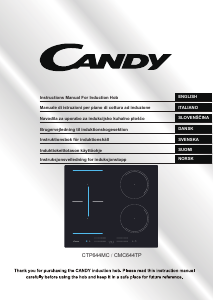 Manuale Candy CMC644TP Piano cottura