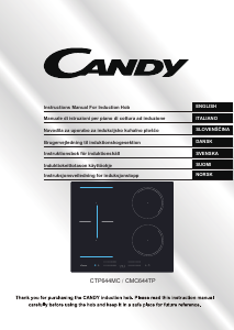 Manuale Candy CTP644MC Piano cottura