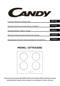 Manual de uso Candy CITT642SSC Placa