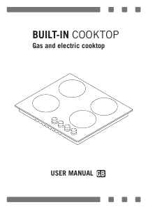 Manual Candy CMG3H1X Hob