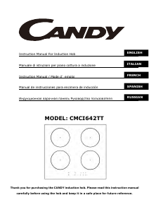 Руководство Candy CMCI642TT Варочная поверхность