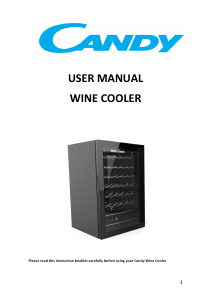 Manual Candy CWC 150 UK Wine Cabinet