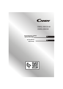 Manuale Candy CMXG 25DCW Microonde