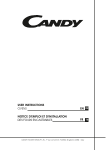 Handleiding Candy FCS886X/E Oven