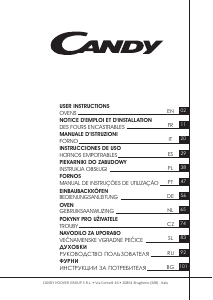 Manuál Candy FCT605X WIFI Trouba