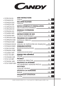 Manual de uso Candy FCXP825XE0/E Horno