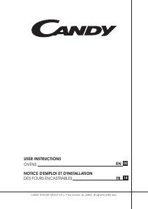 Bruksanvisning Candy FCP435NXE Ugn